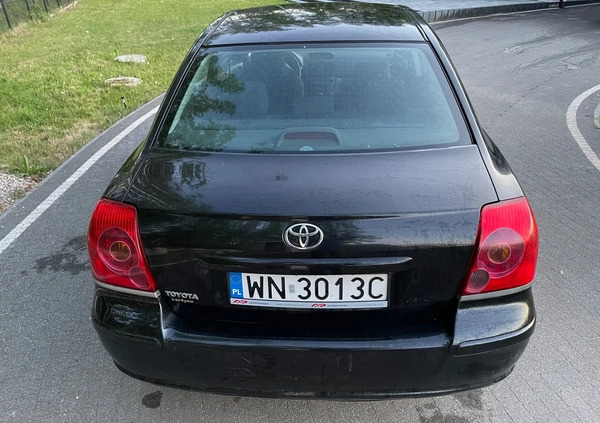 Toyota Avensis cena 9500 przebieg: 268500, rok produkcji 2004 z Warszawa małe 22